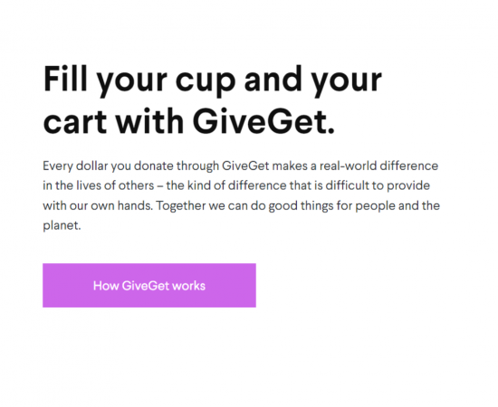 GiveGet Website Copywriting Project