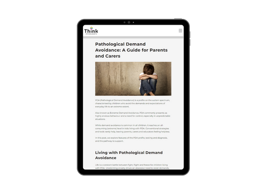 Blog writing: Pathological Demand Avoidance: A Guide for Parents and Carers